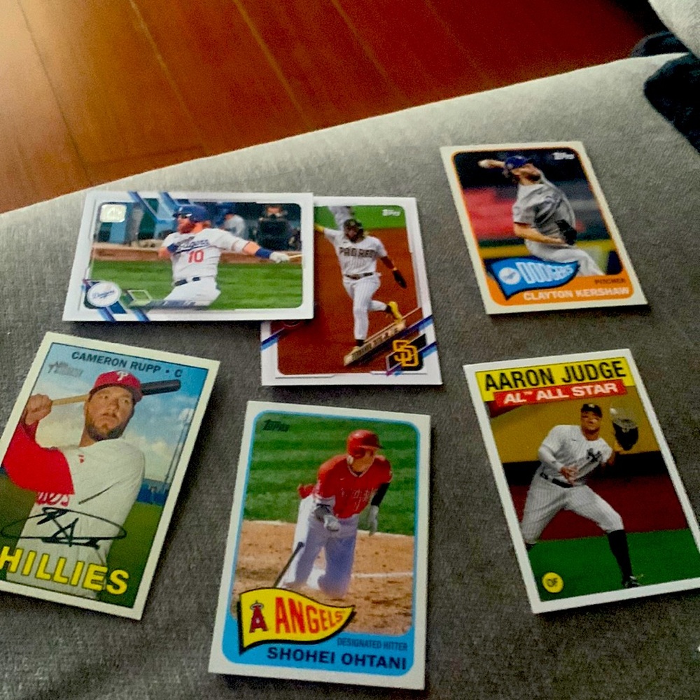 Baseball cards good cards and all star